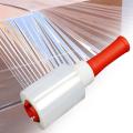 Clear Stretch Film Shrink Wrap with Handle PP Wrap for Pallet Shipping Strength Stretch Wraps Roll for Packaging. 