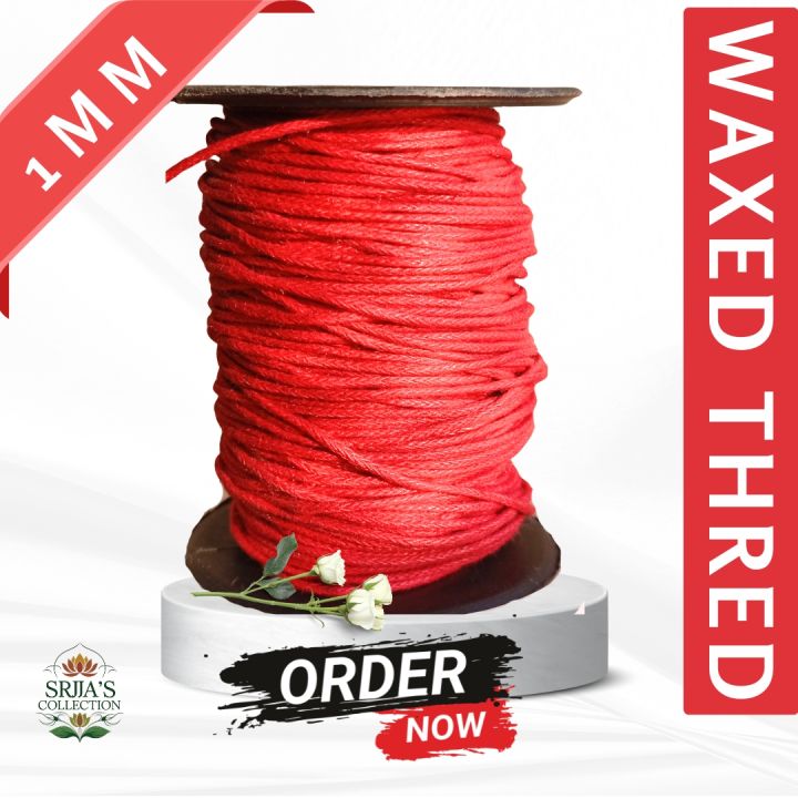 1mm%20Red%20Wax-Coated%20Cord%20Thread%20for%20Jewelry%20Making%20%E2%80%93%20Durable%20Wax-Coated%20String%20for%20Bracelets,%20Necklaces,%20Leather%20Craft,%20Beading%20&%20DIY%20Projects%20-%20Image%202