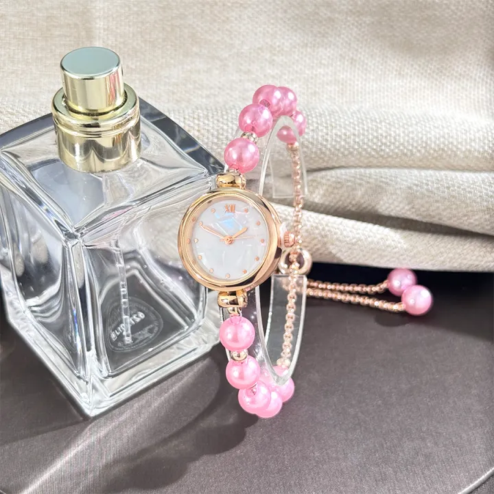 French%20Romantic%20Pearl%20Pull%20Cord%20Handheld%20Watch%20Elegant%20Small%20Fashion%20Bracelet%20Quartz%20Wristwatch%20Stylish%20Portable%20Timepiece%20-%20Image%205