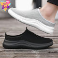 Men Casual Shoes Slip-On Half Slippers Running Shoes Men Plus Size Sport Shoes Lightweight Comforty Breathable Walking Sneakers. 