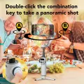 AOCHUAN Smart X2 Smartphone 3 Axis Gimbal Stabilizer For IPhone And Android Phone With built-in extension pole and LED display. 