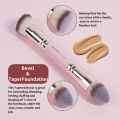 MAANGE 4pcs Dual-ended Basic Makeup Brushes Set with Foundation Powder Blush Details for Eyeshadow Brushes Beginner Travel Tools. 