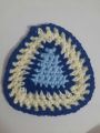 Crochet Mats (3 different shapes), 6 piece Coaster set (2 Mats of each shape), Hand knitted Mats from Mama's Knit Collection by SBM.HomeGoods. 
