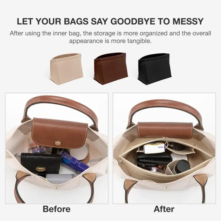Felt%20Insert%20Bag%20Fits%20For%20Longchamp%20Handbag%20Liner%20Bag%20Felt%20Cloth%20Makeup%20Bag%20Support%20Travel%20Portable%20Insert%20Purse%20Organizer%20-%20Image%202