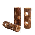 Natural Pet Toy Grinding Cleaning Chew Toy Small Pets Toys For Hamster Rabbit Grinding Products Made of  Tree Wood. 