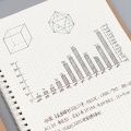 A4/A5/A6 Coil Notebook Lined Dots Blank Grid Paper Journal Book For School Office Supplies Stationery.