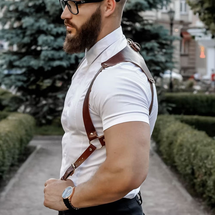Men's%20Knight%20Brown%20PU%20Leather%20Suspenders%20Fashion%20Suit%20Shirt%20Suspenders%20Belt%20For%20Party%20Club%20Costume%20Men%20%20-%20Image%202