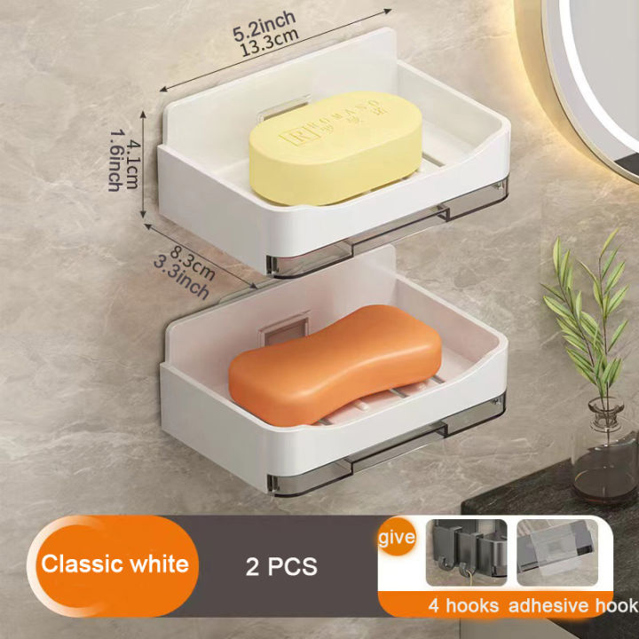 Bathroom%20Soap%20Dish%20Free-Punching%20Wall%20Mounted%20Sponge%20Holder%20Organizer%20Double%20Drainage%20Soap%20Dish%20Bathroom%20Accessories%20-%20Image%208