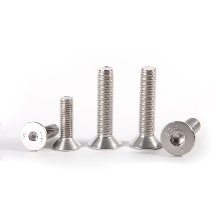 DIN7991%20A4-70%20M3%20M4%20M5%20M6%20M8%20M10%20M12%20M16%20316%20Stainless%20Steel%20Hexagon%20Hex%20Socket%20Flat%20Countersunk%20Head%20Allen%20Bolt%20Screw%20-%20Image%207