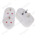 European EU To UK Plug Adapter Standard Euro 250V EU Plug To UK Electrical Socket Power Adapter Electrical Socket Outlet.