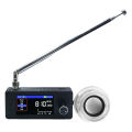 SI4732 Mini Radio 0.5-108mhz LSB USB AM FM All Band Radio Receiver 1.9inch IPS Screen HF SW MW VHF Radio with External Speaker. 