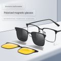 All in One Magnetic Sunglasses for men Polarized Flexible Power Use too Blue Cut Night Vision All In One | Ditch the Baggage , Embrace Versatility. 