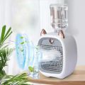 Kids Portable Air Conditioner Fan -New Mini Rechargeable Evaporative Air Cooler, Water Air-conditioning Fan Mini Fan Desktop, Liquid Filling Fan Air Conditioner. 