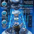 V9 Bluetooth Earphone Headphones Mirror Wireless Stereo Headset 5.3 with Digital DisplayTouch Control Sports Earbuds for Gaming.