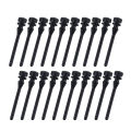 20 Pcs Case Fan Soft Silicone Anti Noise Reducing Vibration Screws Fan Rivet Mounting for Pack Case Fan or CPU Fan.