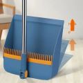 Kitchen office new folding broom dustpan set household cleaning tools non-stick hair dry wet dual-use broom folding set. 