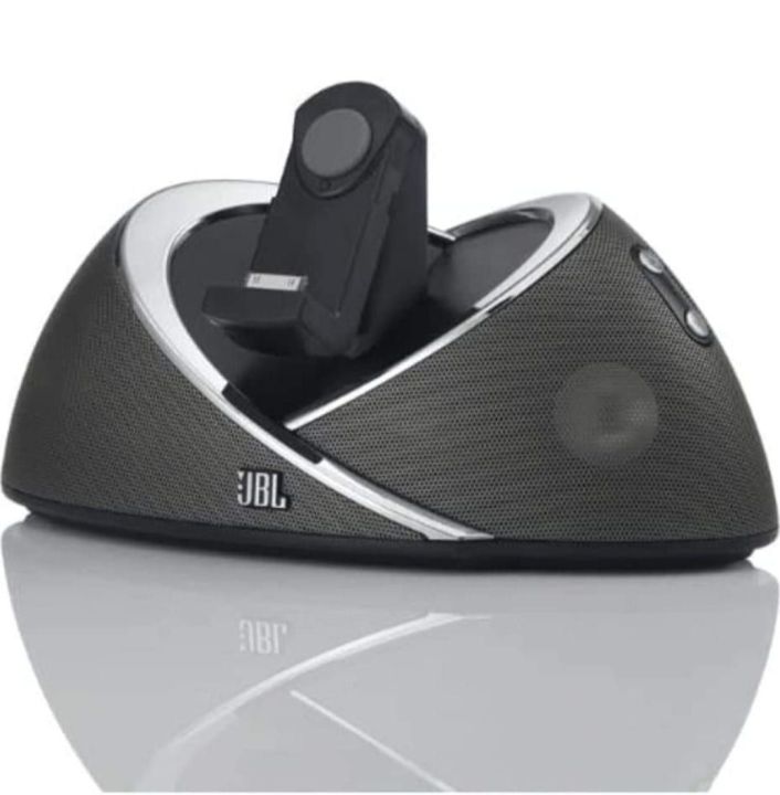 On Beat JBL Speaker Dock with UK/EU Mains Adapter Compatible with iPhone, Black