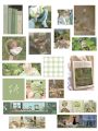 Green aesthetic stickers A5 uncut | journaling , Plant , Nature Tropical, Boho, Vintage  stickers | mobile laptop phone decoration. 