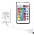 Controller and Remote for RGB LED Strips models 3528, 2835 and 5050. 