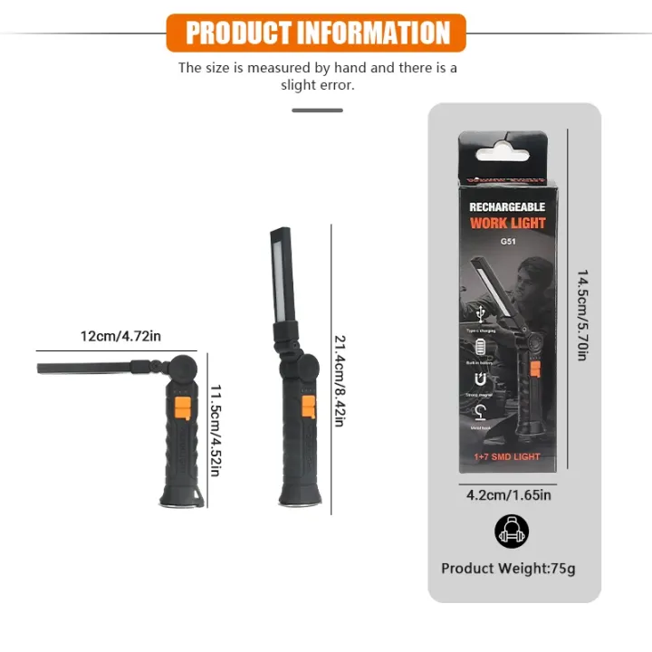 Portable%20COB%20LED%20Flashlight%20Rechargeable%20Work%20Light%20with%20Magnetic%20Lanterna%20Hanging%20Lamp%20with%20Built-in%20Battery%20Camping%20-%20Image%202
