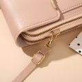 Large image: durable PU leather long wallet shoulder bag crossbody bag scratch-resistant -- 6084. 