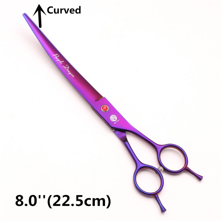 Purple%20Dragon%207.0''%208.0''%20Pet%20Grooming%20Scissors%20Thinning%20Shears%20Professional%20Cat%20Dog%20Curved%20Scissors%20Hair%20Cutting%20Comb%20Z3005%20-%20Image%205