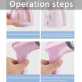 saengQ Handheld Garment Steamer 1500W Electric Household Fabric Steam Iron 280ml Portable Vertical Fast-Heat For Clothes Ironing.