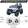 TOYOTA 12V Electric Ride On Jeep For Kids with Remote Control 1-6 Yrs Jeep Battery Operated Ride On MP3/Bluethooth/LED Light/Parental Remote Control for Ages 3-8 (White,Black). 