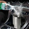 12V 500ML Car Electric Kettle Car Heating Cup Stainless Steel Thermos Heating Water Bottle Car Kettle Thermos for Water Tea Milk.