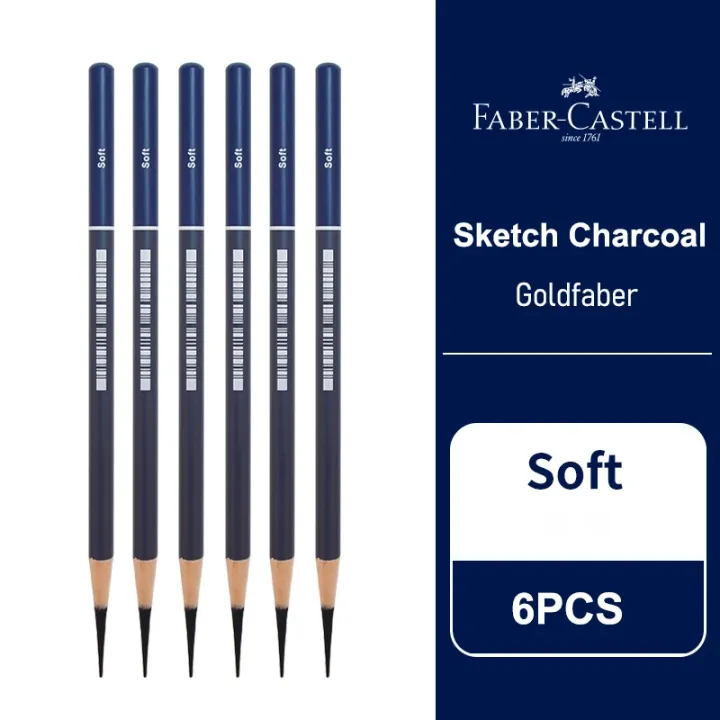 5/6PCS%20Faber%20Castell%20Goldfaber%20Charcoal%20Graphite%20Sketch%20Set%20EX-Soft%20Medium%20Hard%20Pencils%20for%20Drawing%20Sketching%20Shading%20Artists%20-%20Image%207