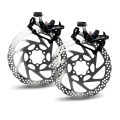 1Pair Bike Mechanical Disc Brake,Universal Front and Rear Mechanical Disc Brake Calipers for Mountain Bikes,Folding Bikes,Road. 