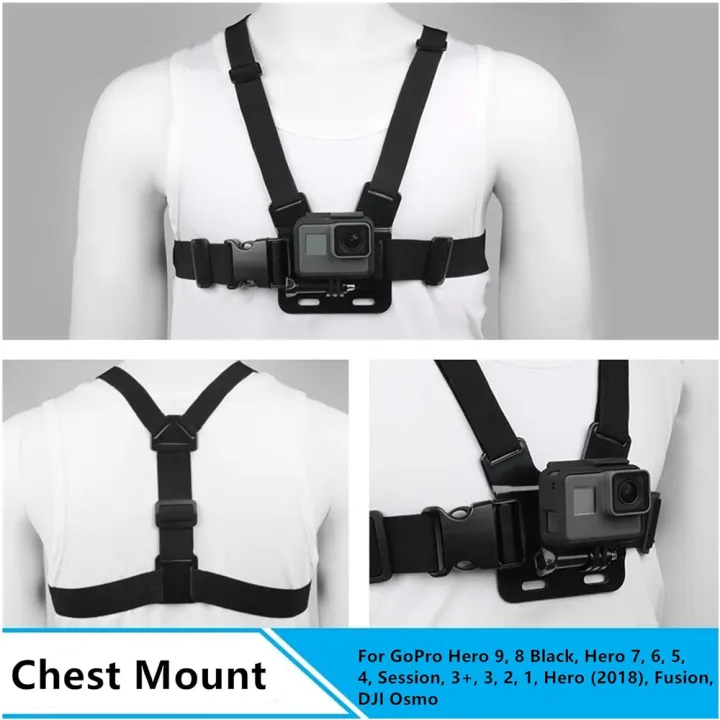 Chest%20Harness%20Mount%20Adjustable%20Chest%20Strap%20Belt%20with%20J%20Hook%20for%20%20Hero%2013%2012%2011%2010%209%208%207%20AKASO%20SJCAM%20%20OSMO%20Action%20Camera%20-%20Image%202