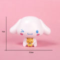 Sanrio Anime Figures for Girls, Kuromi Model, Pochacco, Cinnamoroll Toys, Kawaii DIY Doll Collection, Desk Ornament, Kids Gift. 