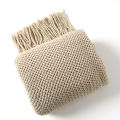 Cable Knit Khaki Throw Blanket Lightweight Knitted Jacquard Throw Blanket for Couch, Sofa, Bed, Chair, Cozy Texture Farmhouse. 