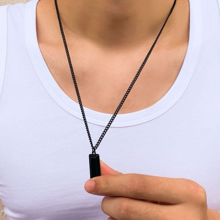 Rectangle%20Pendant%20Necklace%20(BLACK)%20for%20Men%20-%20Image%203