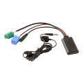 Car Bluetooth Module AUX IN Wireless BT Module with MIC Audio Cable Adapter for Renault Clio Espace Kangoo Laguna Megane.