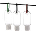 5Pcs Empty Hand Sanitizer Travel Bottle 30ml 50ml Size Holder Hook Keychain Carriers Flip Cap Reusable Portable Empty Bottles. 