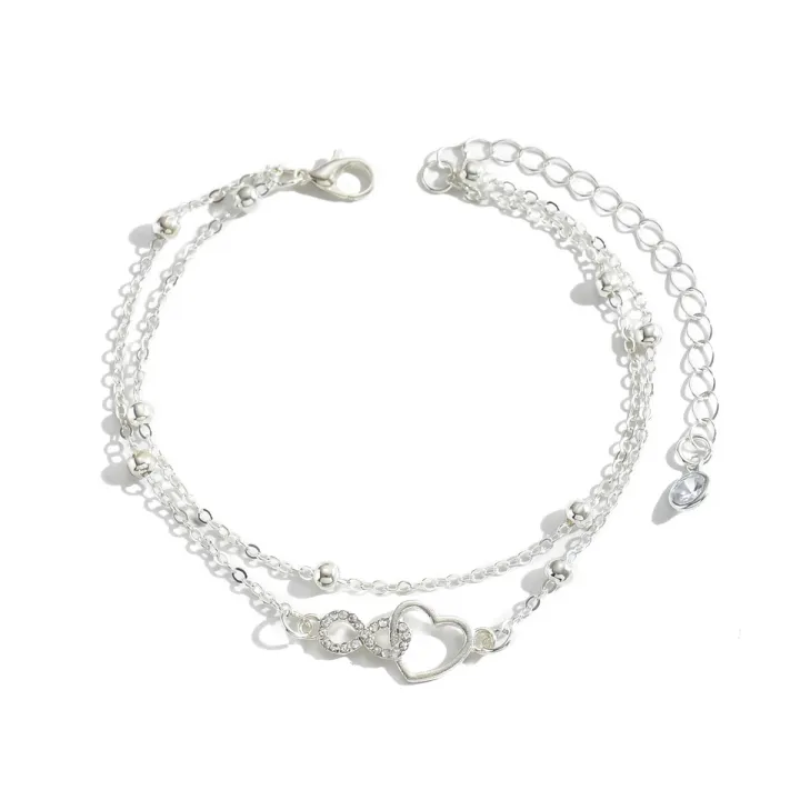 S925%20heart-shaped%20double-layer%20ankle%20bracelet,%20simple%20and%20elegant,%20suitable%20for%20daily%20wear,%20hypoallergenic%20-%20Image%205