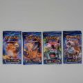 4 Pack Pokemon Cards Team up Sun Moon Thunder English Trading Card Game Evolutions Booster Collectible Kids Toys DESTINED RIVALS. 
