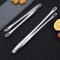 Stainless steel food tongs anti-scalding hot food buffet and bread strong and convenient to use. 