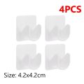 2-20pcs Shower Curtain Rod Holder Hook Strong Self-Adhesive Adjustable Wall Curtain Fixed Clip Hanging Rack Bathroom Accessories.