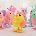 Random Key Operated Toys For Kids -Dino - Chick- Rabbit - Squeral - Parrot - Chabi Wale Khilone Chicks Wind Up Toys,Gift for Toddler Kids Easter Egg Hunt Basket Goody Bag Stuffer Filler. 