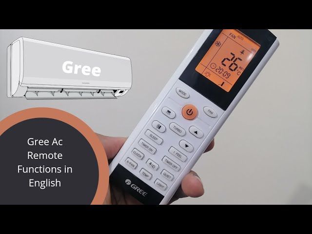 Gree Ac / Gree inverter Ac Remote / Gree air conditioner Remote | Daraz.pk