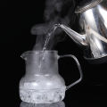 Lucky ins clear glass mug Japanese style water jug. 