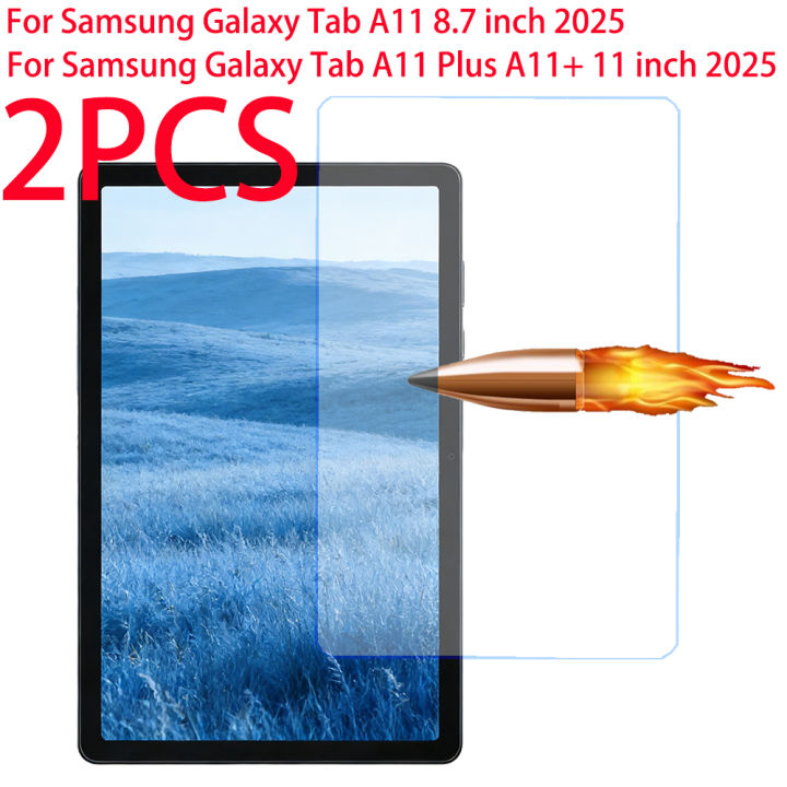 2PCS For Tab A11 Plus A11+ 11 in Tempered Glass Screen Protector On Tab A11 8.7 inch 2025 Protective Film