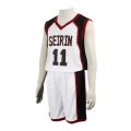 Kuroko Tetsuya Cosplay Costume Anime Kuroko's Basket Ball Cosplay Costume Wig High School No.11 Vest Basketball Jersey. 