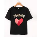 Qdshop🎈New arrival Korean style heart shape summer short-sleeved T-shirt simple and multi-match easy to wear all festival❤️. 