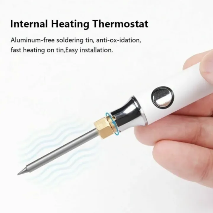 USB%20Iron%205V%208W/LCD%2080W%20Cordless%20Soldering%20Iron%20Tool%20Pen%20Portable%20Electric%20Powered%20Tip%20Kit%20Rechargeable&Temperature%20Adjustment%20-%20Image%203