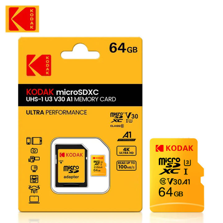 Kodak%20Micro%20SD%20Card%2064GB%2032GB%20Memory%20Card%20512GB%20256GB%20128GB%20MicroSDXC%20Class10%20SD%20Memory%20Card%20100MB/s%20Original%20TF%20Flash%20Card%20U3%20-%20Image%208
