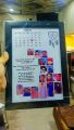 customized Birthday date calendar frame with pics and name print, friendship, Anniversary, engagement frame, date fix, wedding, bat paki, graduation, eid Mubarak,  imran khan pic, 804, black, white nikah , new born baby, Customized Hajj Mubarak Frame. 
